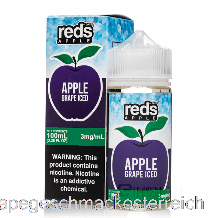 Geeiste Traube – Roter Apfel-E-Saft – 7 Daze – 100 Ml, 12 Mg Vape-Geschmack